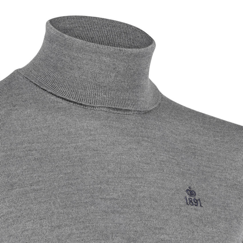 River Woods Merino Rollneck Iron Grey - Club Brugge Shop