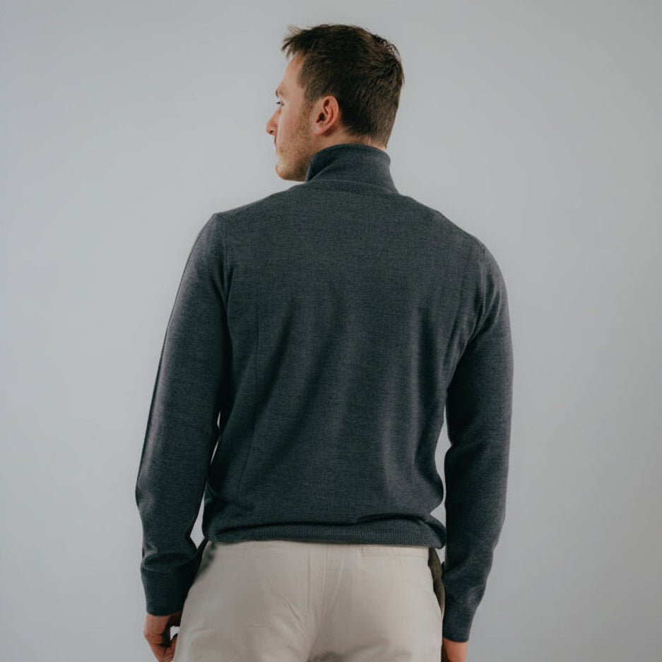 River Woods Merino Rollneck Iron Grey - Club Brugge Shop