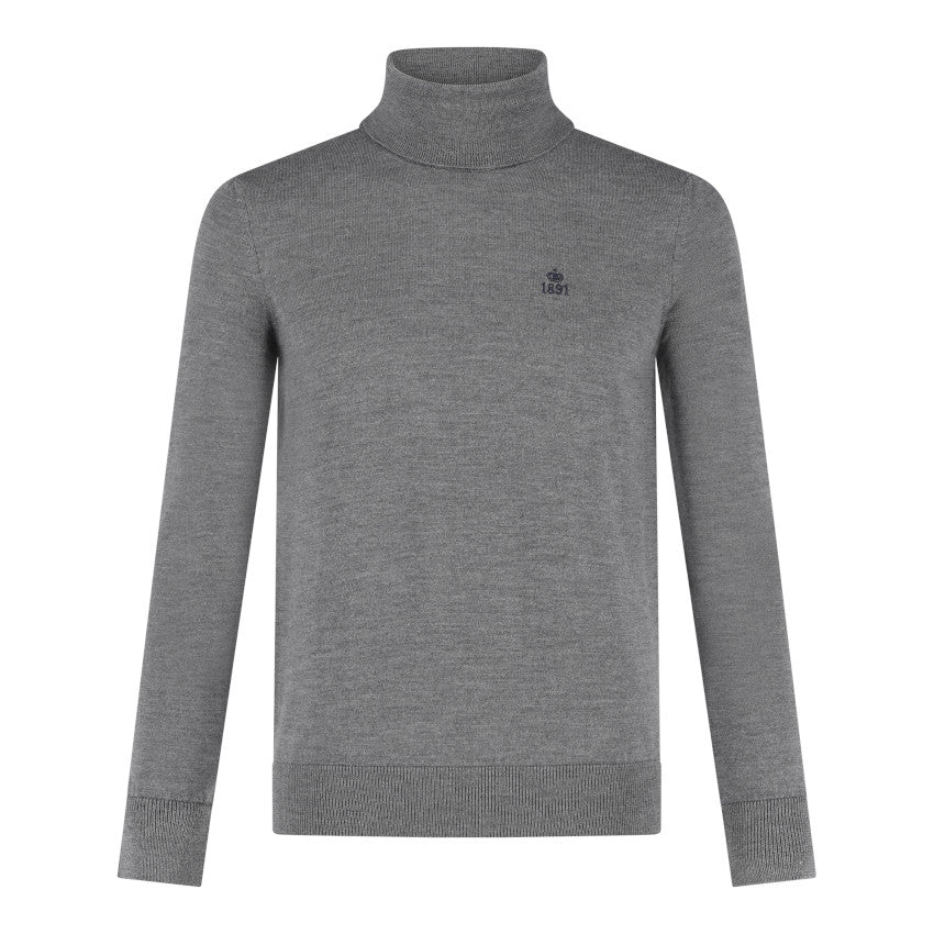 River Woods Merino Rollneck Iron Grey - Club Brugge Shop