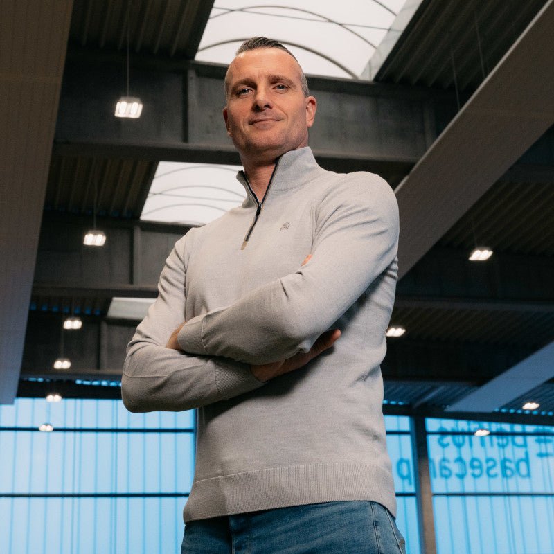 River Woods Sweater Zip Grijs - Club Brugge Shop