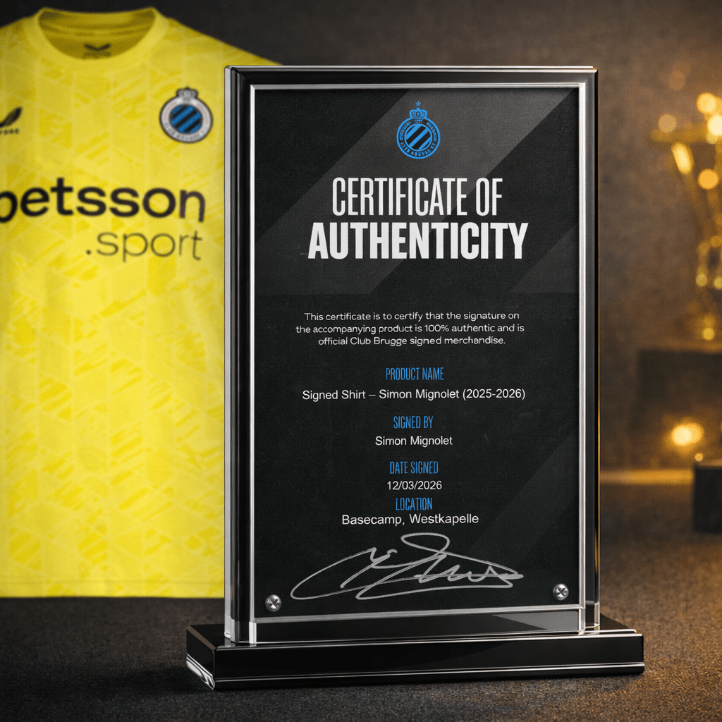 Signed Shirt Mignolet 25/26 - Club Brugge Shop