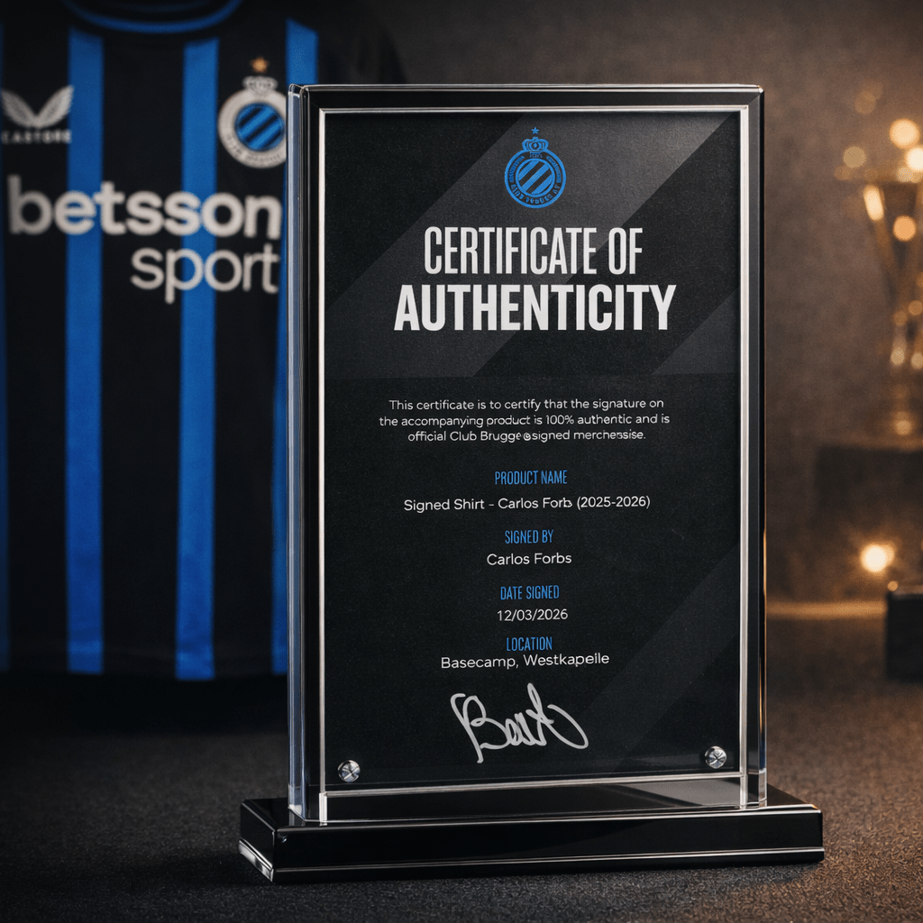 Signed Shirt Tzolis 25/26 - Club Brugge Shop