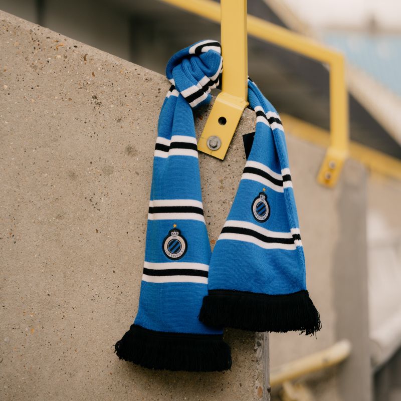 Sjaal fijne streepjes - Club Brugge Shop