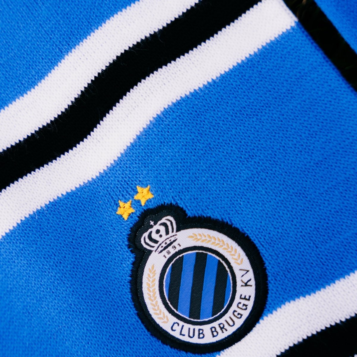 Sjaal fijne streepjes ** - Club Brugge Shop
