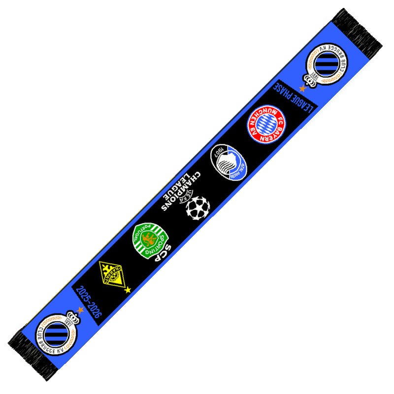 Sjaal League Phase UCL 2025/2026 - Club Brugge Shop
