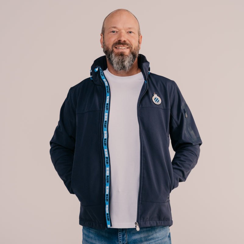 Softshell Jacket Navy - Club Brugge Shop