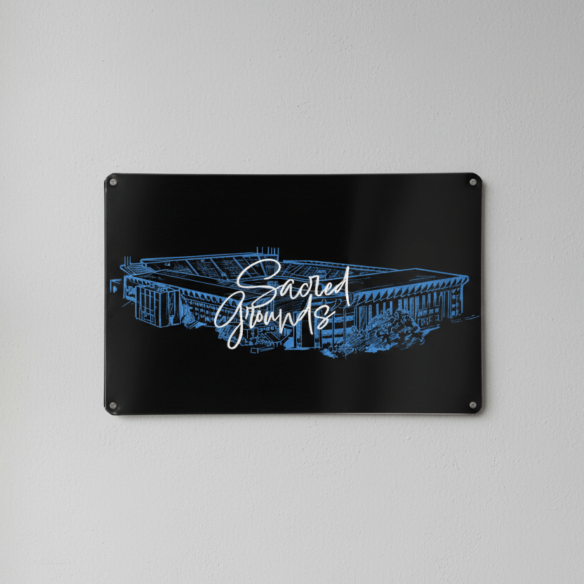 Street Sign Sacred Grounds - Club Brugge Shop