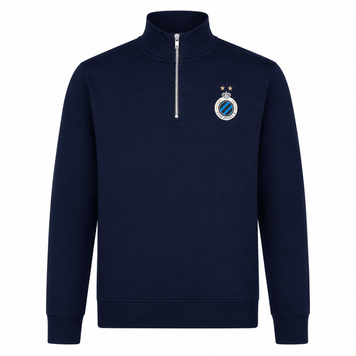 Sweater 1/4 zip Badge Navy 26/27 - Club Brugge Shop