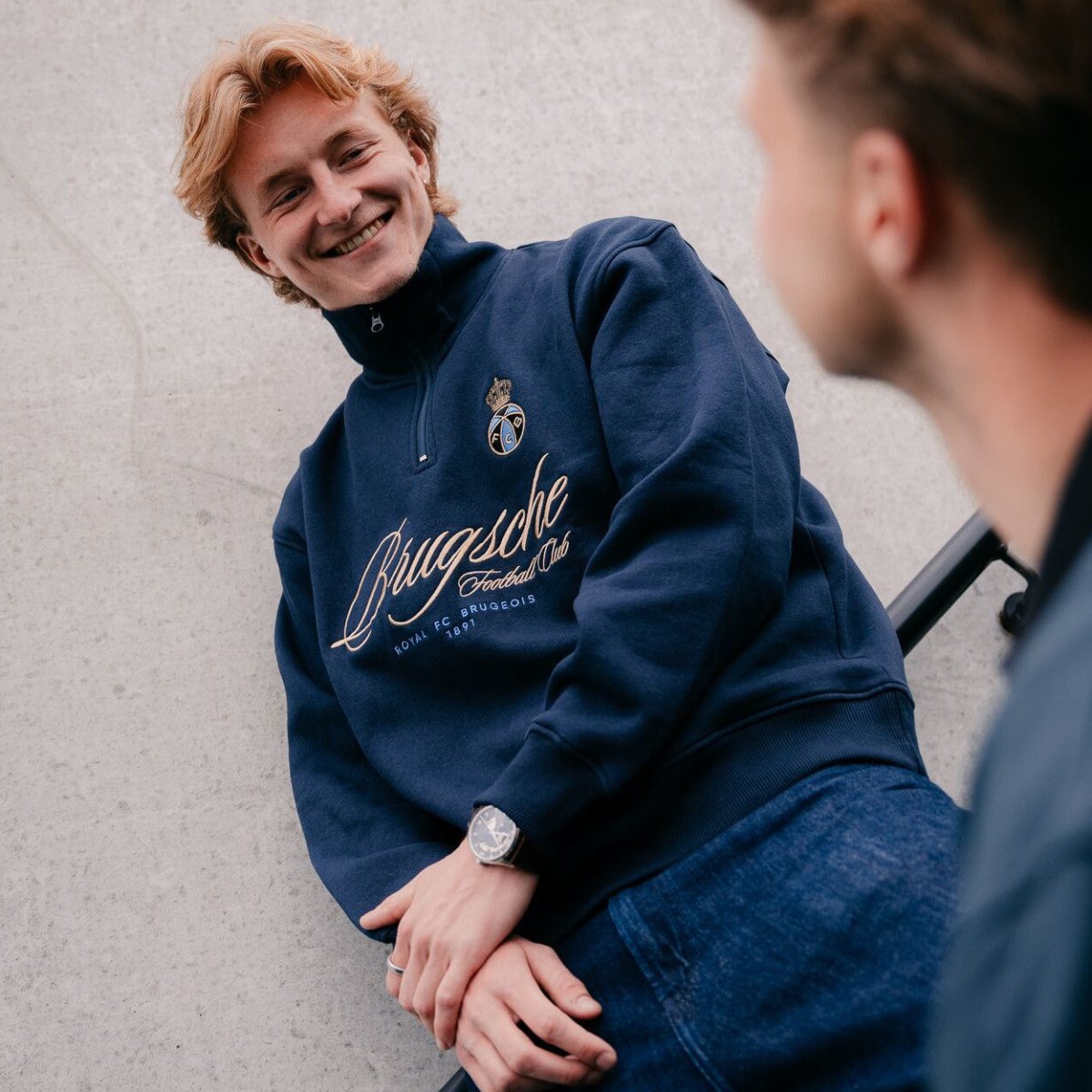 Sweater 1/4 Zip Brugeois - Club Brugge Shop