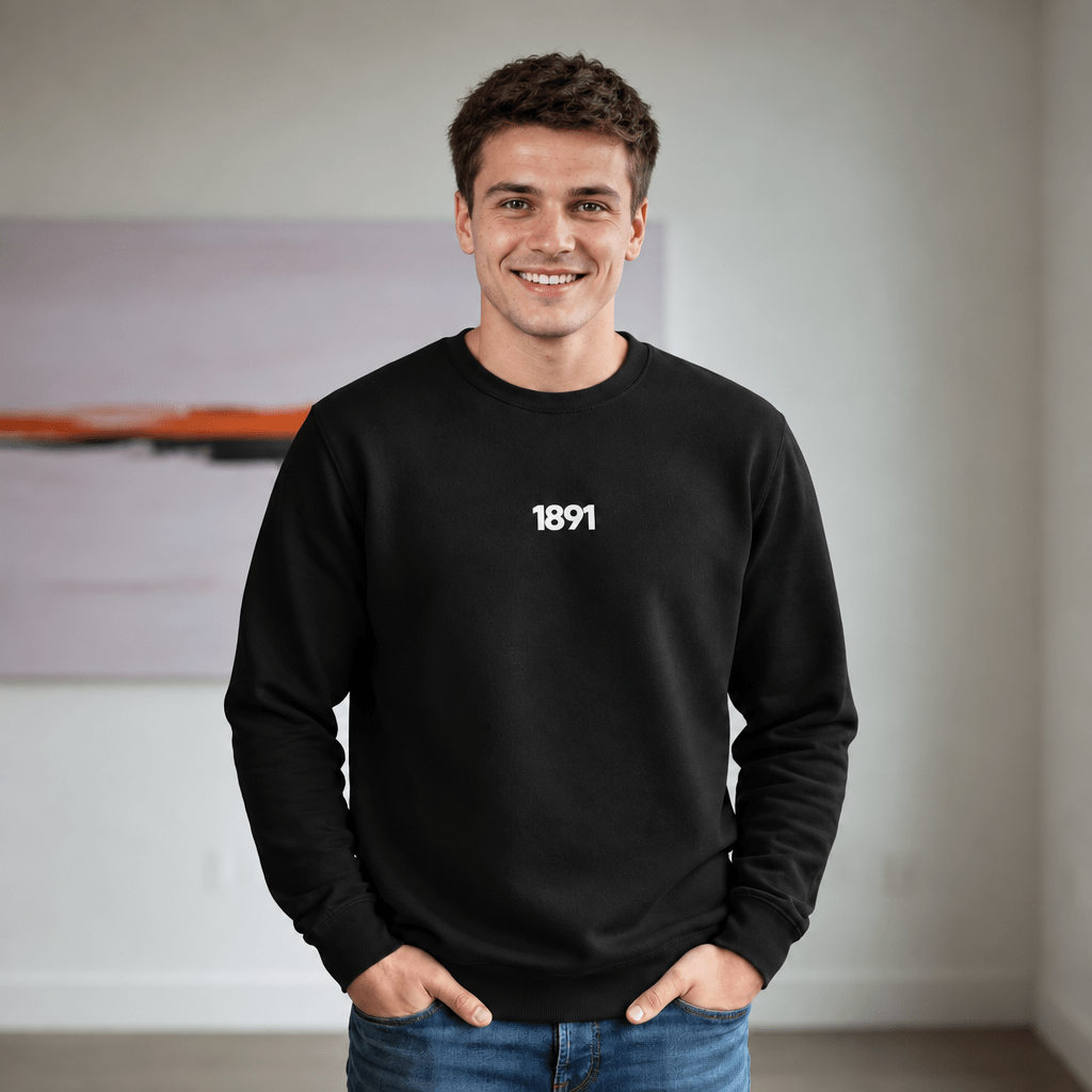 Sweater 1891 Refined Black - Club Brugge Shop