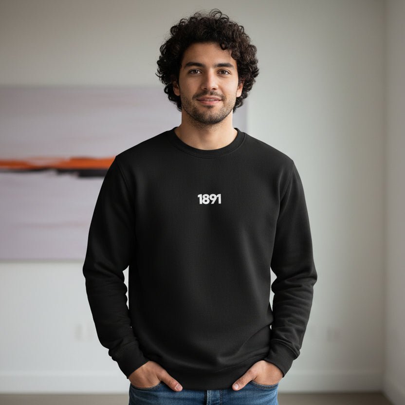 Sweater 1891 Refined Black - Club Brugge Shop