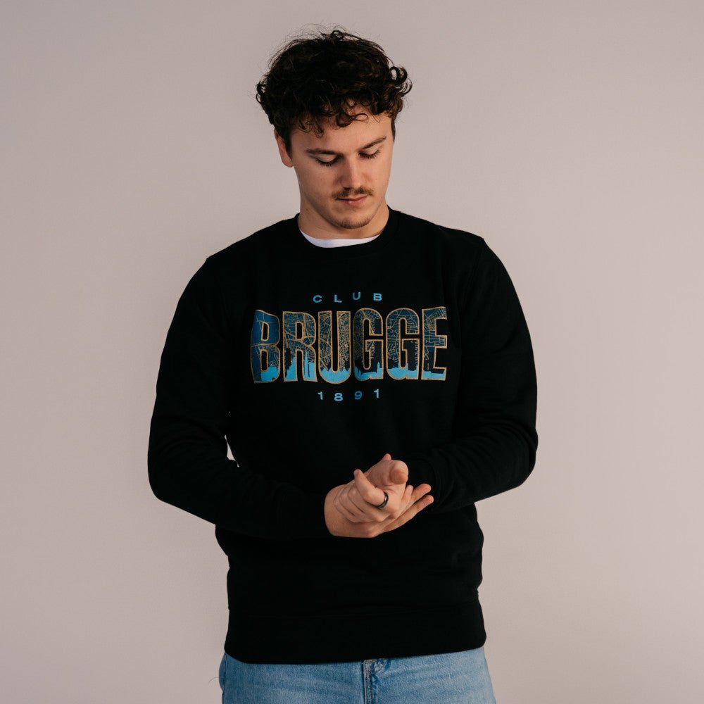 Sweater Bruges Streets Zwart - Club Brugge Shop