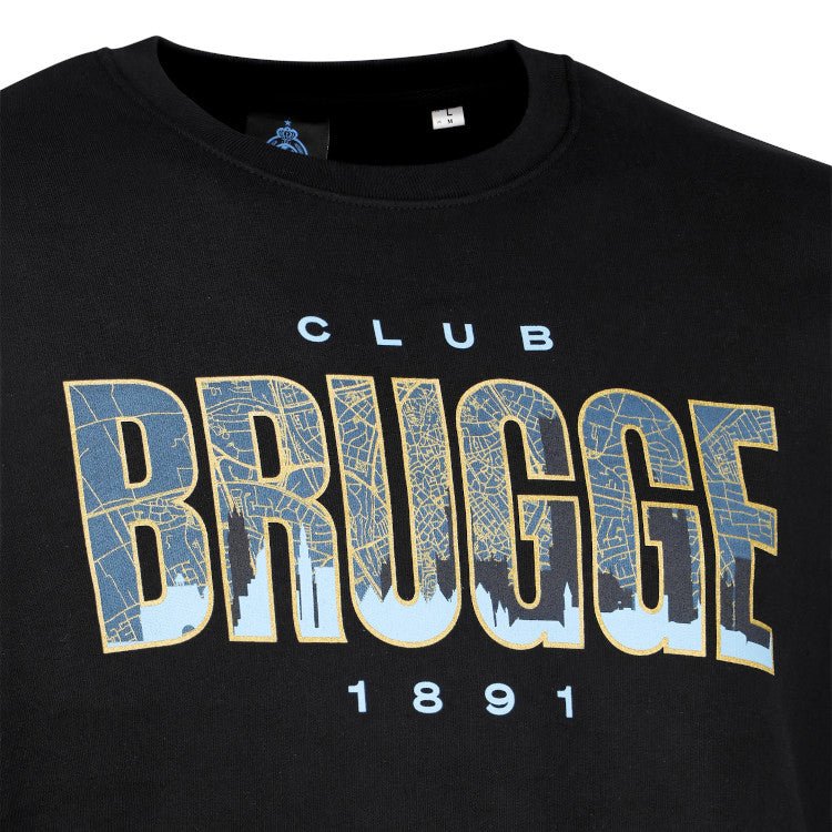 Sweater Bruges Streets Zwart - Club Brugge Shop