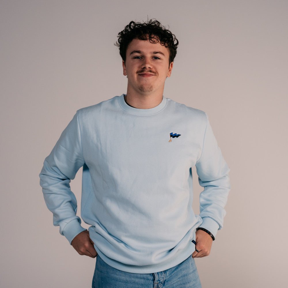 Sweater Fan Flag Light Blue - Club Brugge Shop