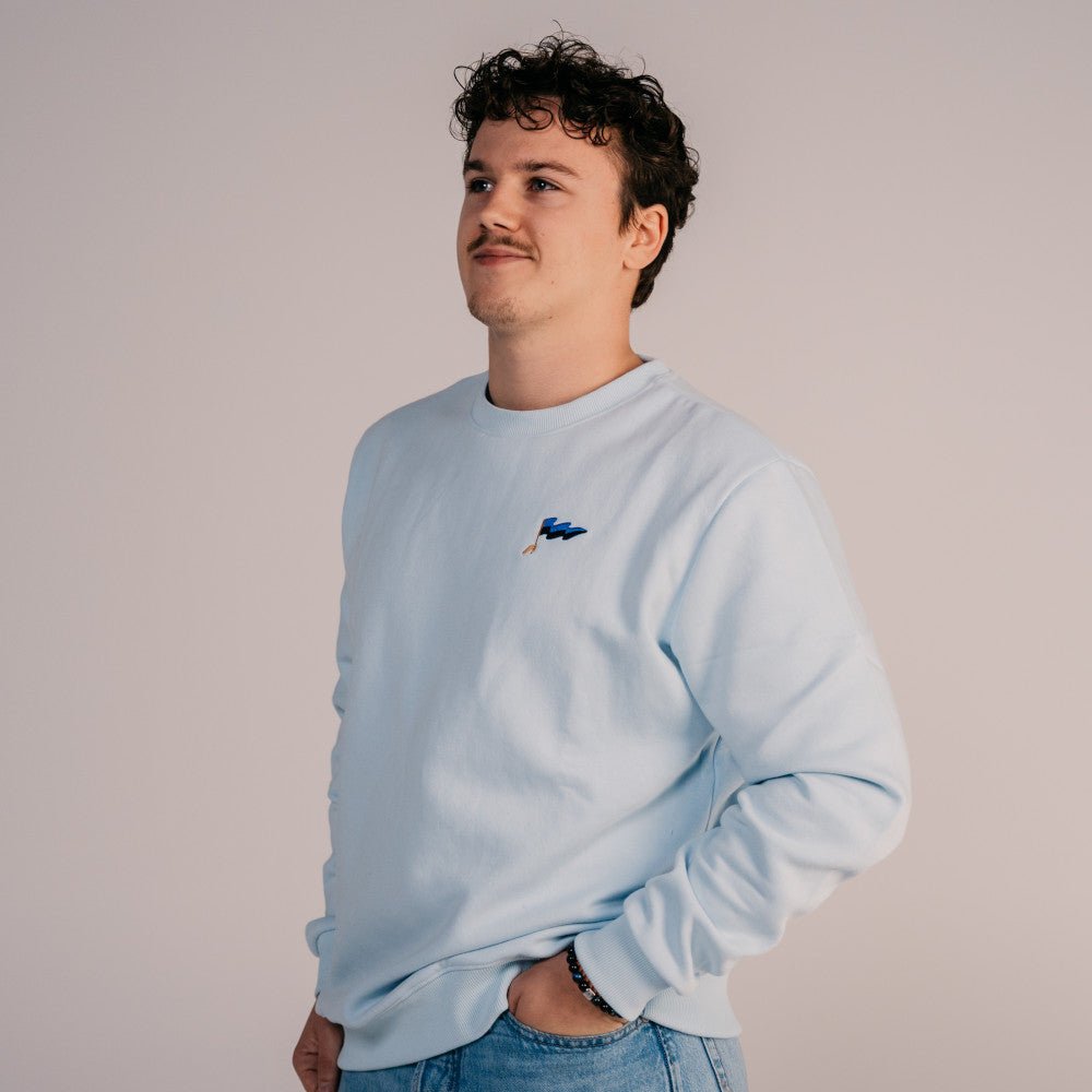 Sweater Fan Flag Light Blue - Club Brugge Shop