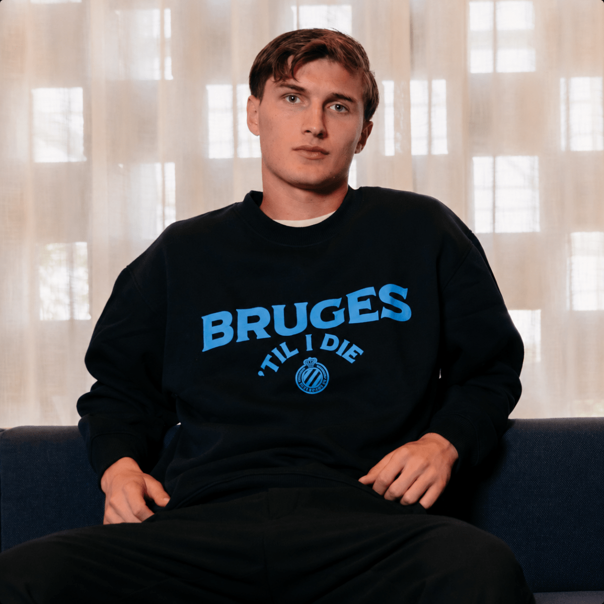Sweater 'Til I Die Navy - Club Brugge Shop