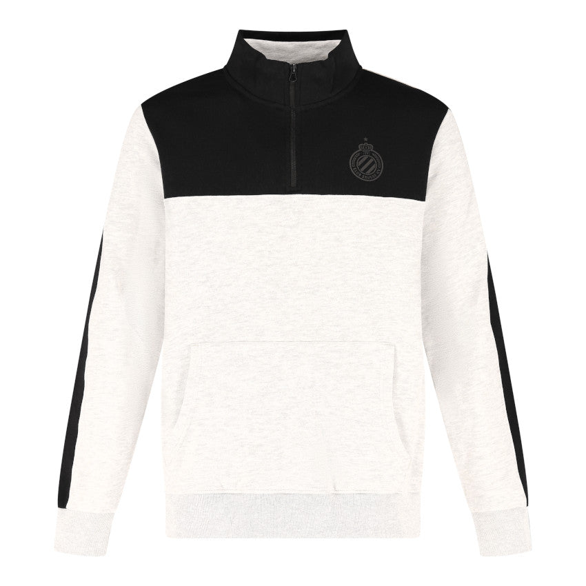 Sweater Zip Black/Grey - Club Brugge Shop