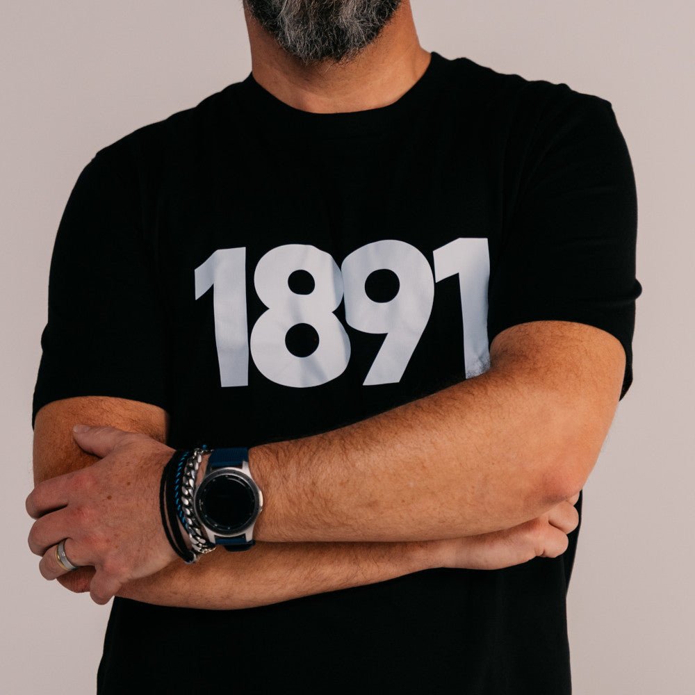 T-shirt 1891 Iconic Black - Club Brugge Shop