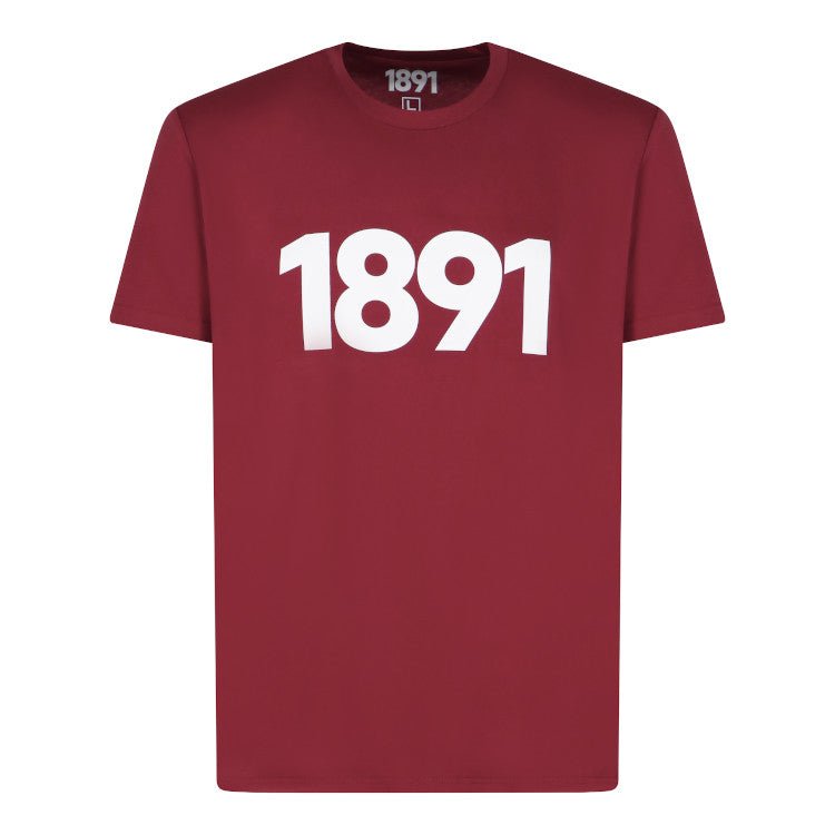 T-shirt 1891 Iconic Burgundy - Club Brugge Shop