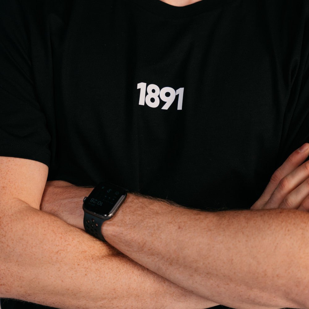 T-shirt 1891 Refined Black - Club Brugge Shop