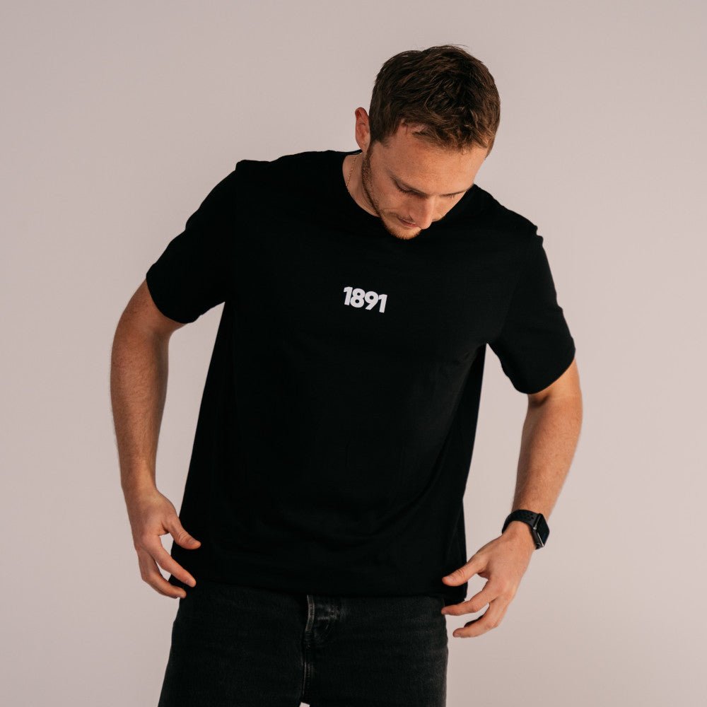 T-shirt 1891 Refined Black - Club Brugge Shop