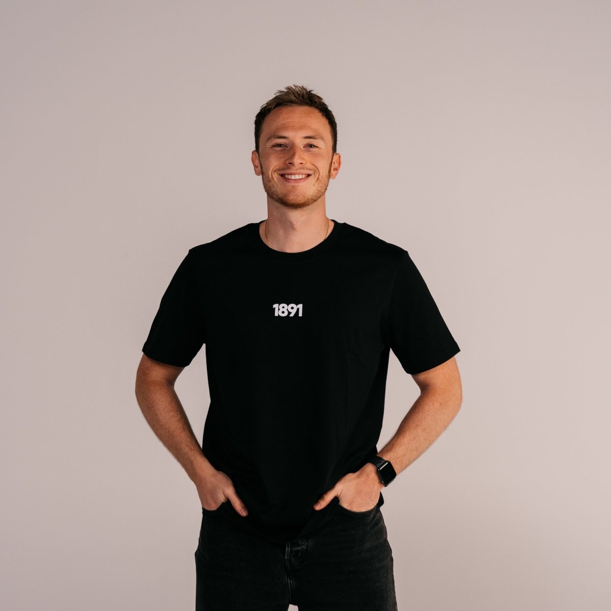 T-shirt 1891 Refined Black - Club Brugge Shop