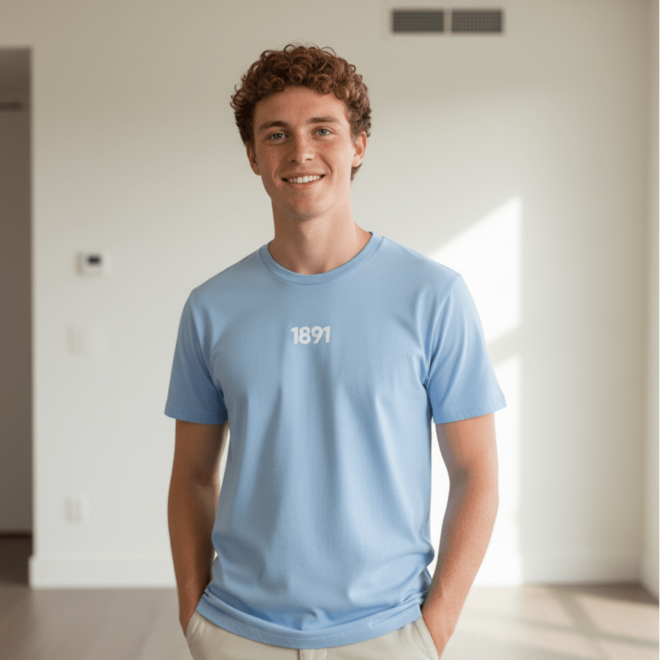 T-shirt 1891 Refined Sky Blue - Club Brugge Shop