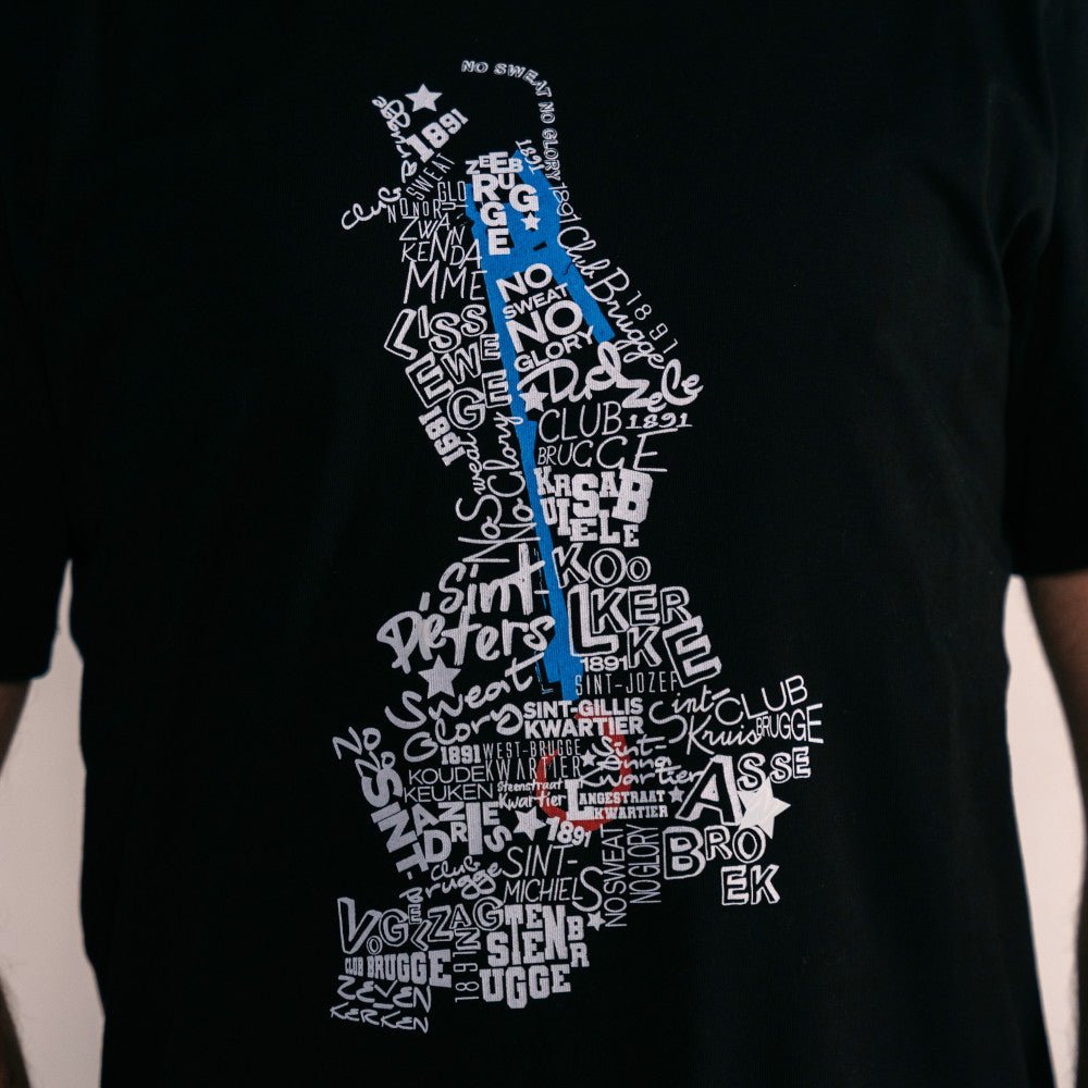 T-shirt 'Brugge City Map' - Club Brugge Shop