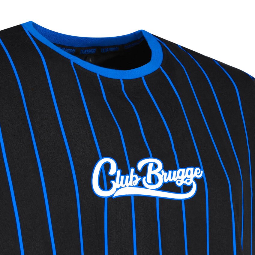 T-Shirt CB Striped Black - Club Brugge Shop