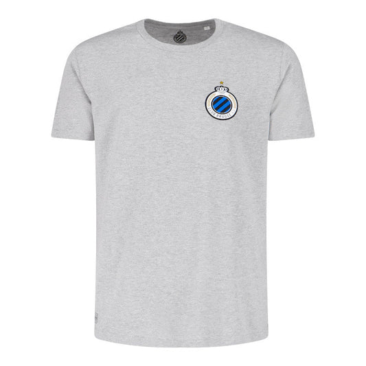 T-Shirt Club Badge Grey - Club Brugge Shop