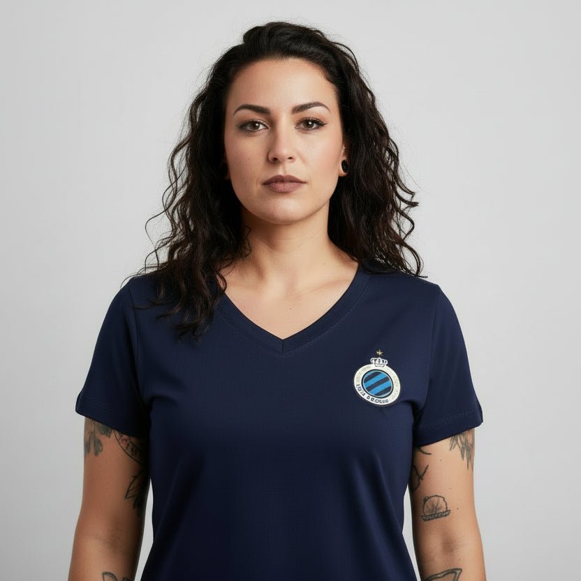 T-Shirt Club Badge Navy (Women) - Club Brugge Shop