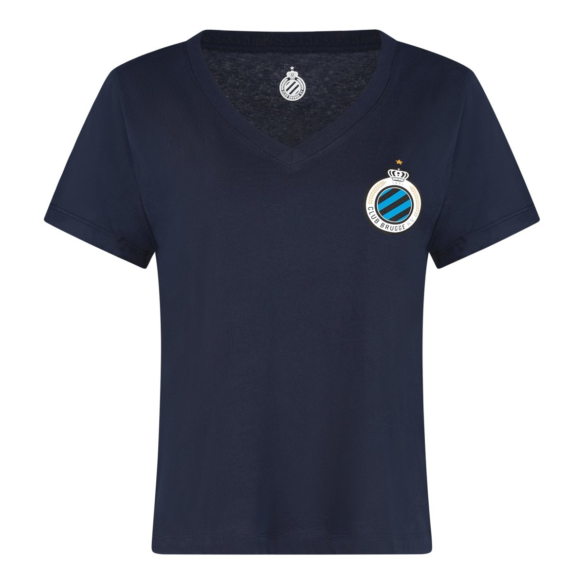 T-Shirt Club Badge Navy (Women) - Club Brugge Shop