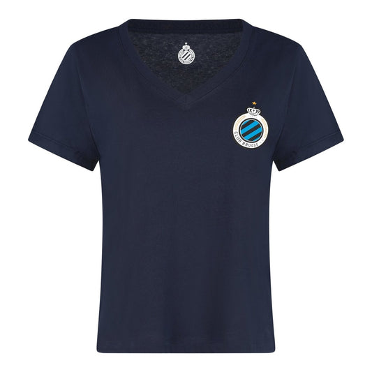 T-Shirt Club Badge Navy (Women) - Club Brugge Shop