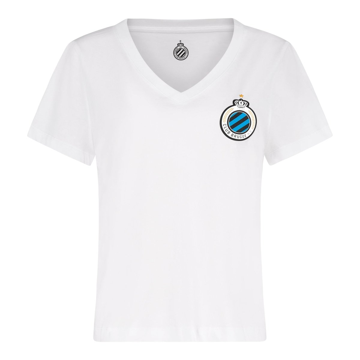 T-Shirt Club Badge White (Women) - Club Brugge Shop