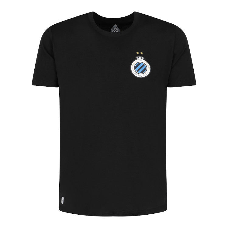 T-Shirt Club Badge Zwart 26/27 - Club Brugge Shop