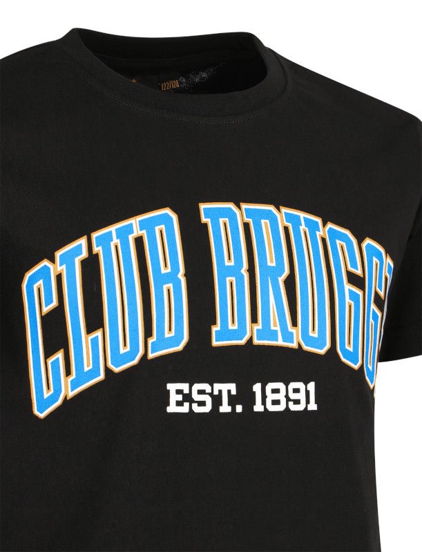 T-shirt 'Club Brugge' Zwart Kids - Club Brugge Shop