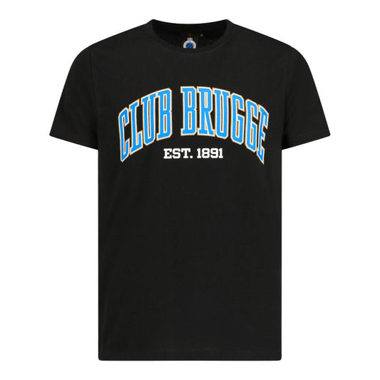T-shirt 'Club Brugge' Zwart Volw. - Club Brugge Shop