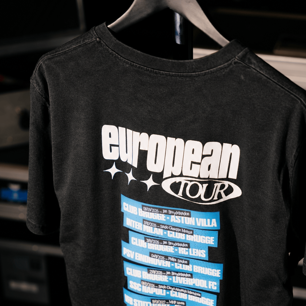 T-shirt European Tour - Club Brugge Shop