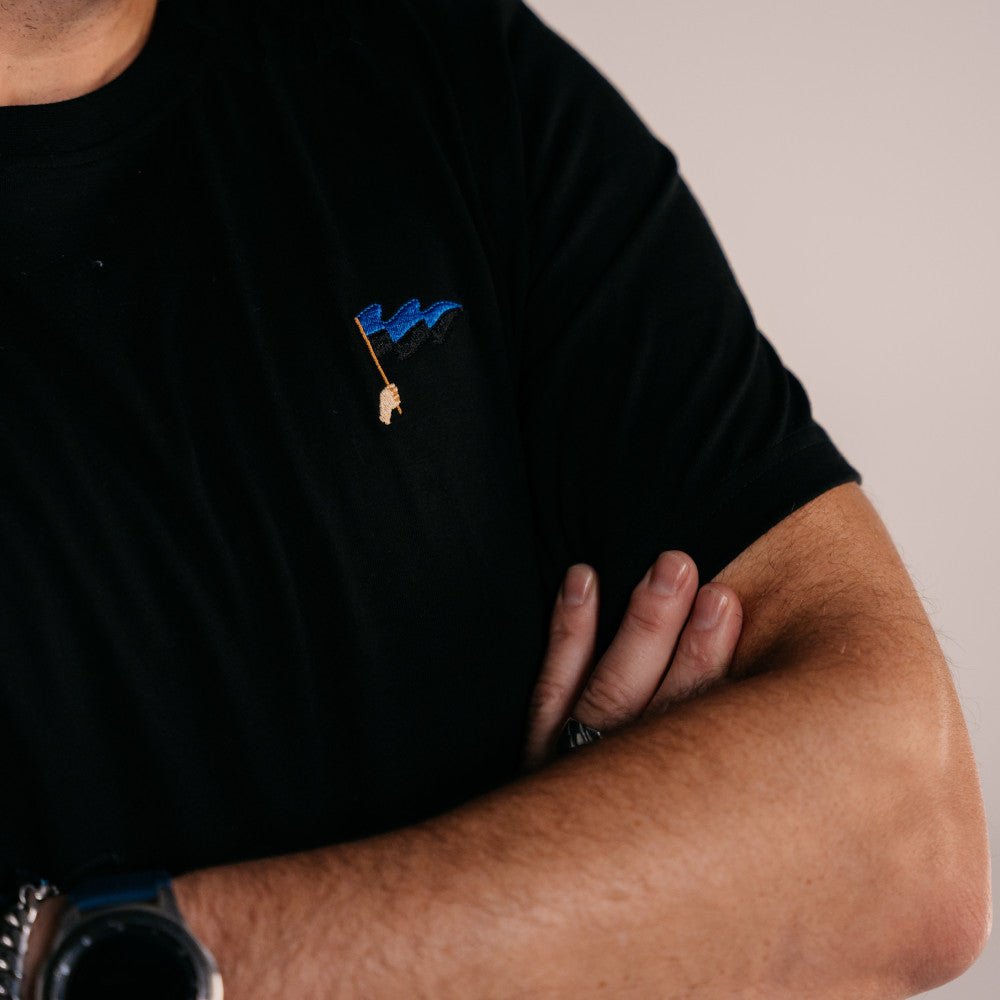 T-shirt Fan Flag Black - Club Brugge Shop