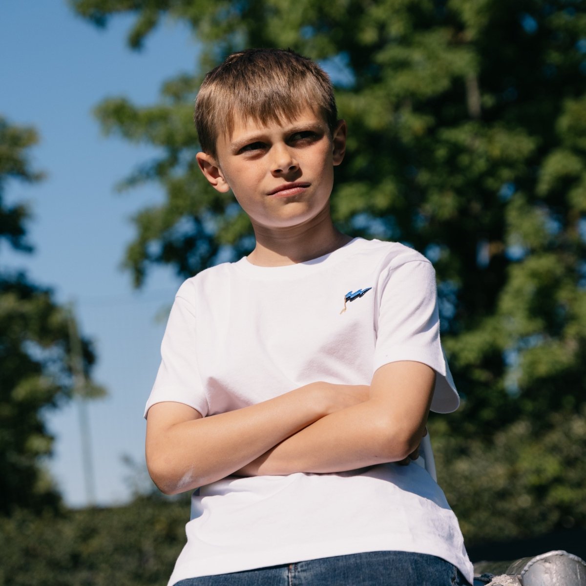 T-shirt Fan Flag Kids White - Club Brugge Shop