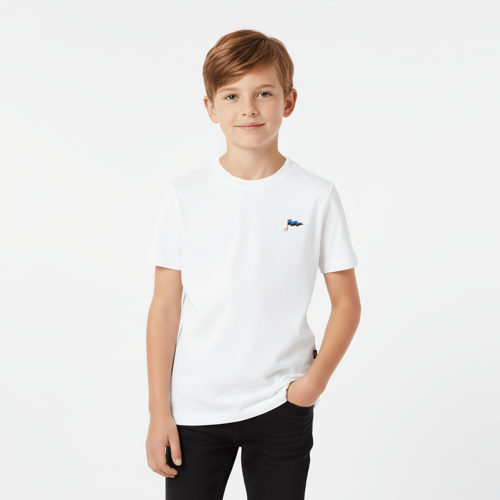 T-shirt Fan Flag Kids White - Club Brugge Shop