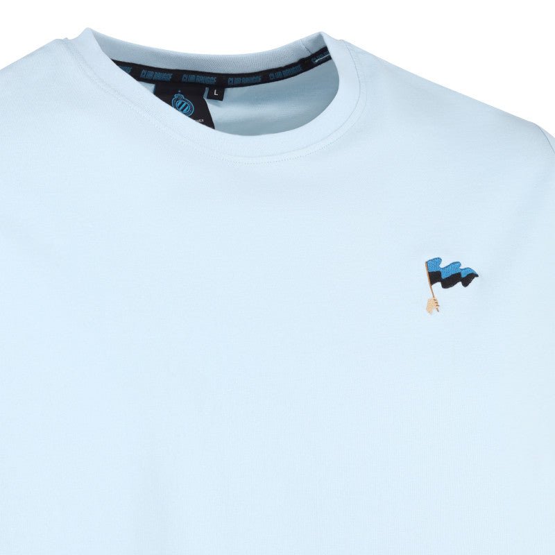T-shirt Fan Flag Light Blue - Club Brugge Shop