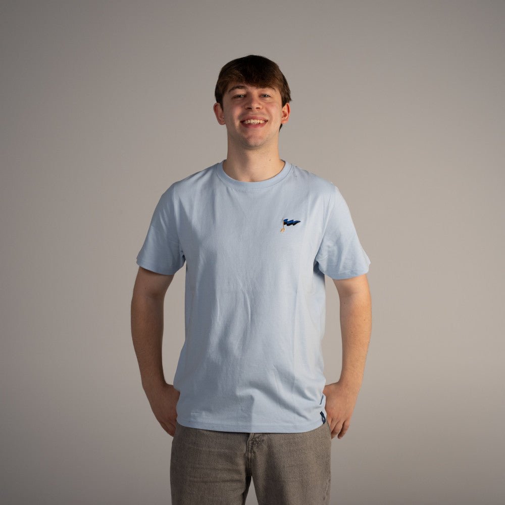 T-shirt Fan Flag Light Blue - Club Brugge Shop