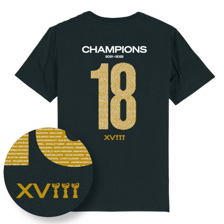 T-shirt Kampioen - Jin, Twji, Drieje (kids) - Club Brugge Shop