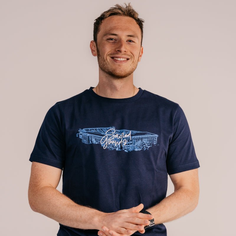 T-Shirt Navy Sacred Grounds - Club Brugge Shop