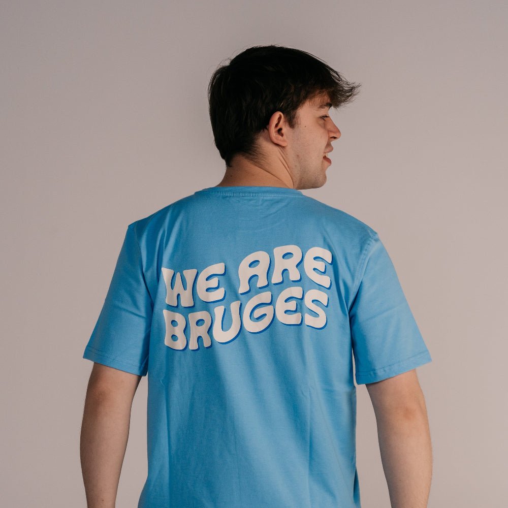 T-shirt Sky Blue 'We Are Bruges' - Club Brugge Shop