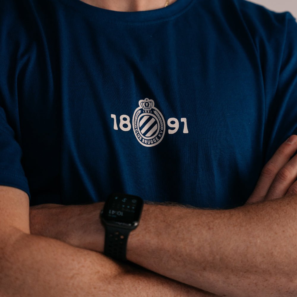 T-shirt Sky Dark Blue 'We Are Bruges' - Club Brugge Shop