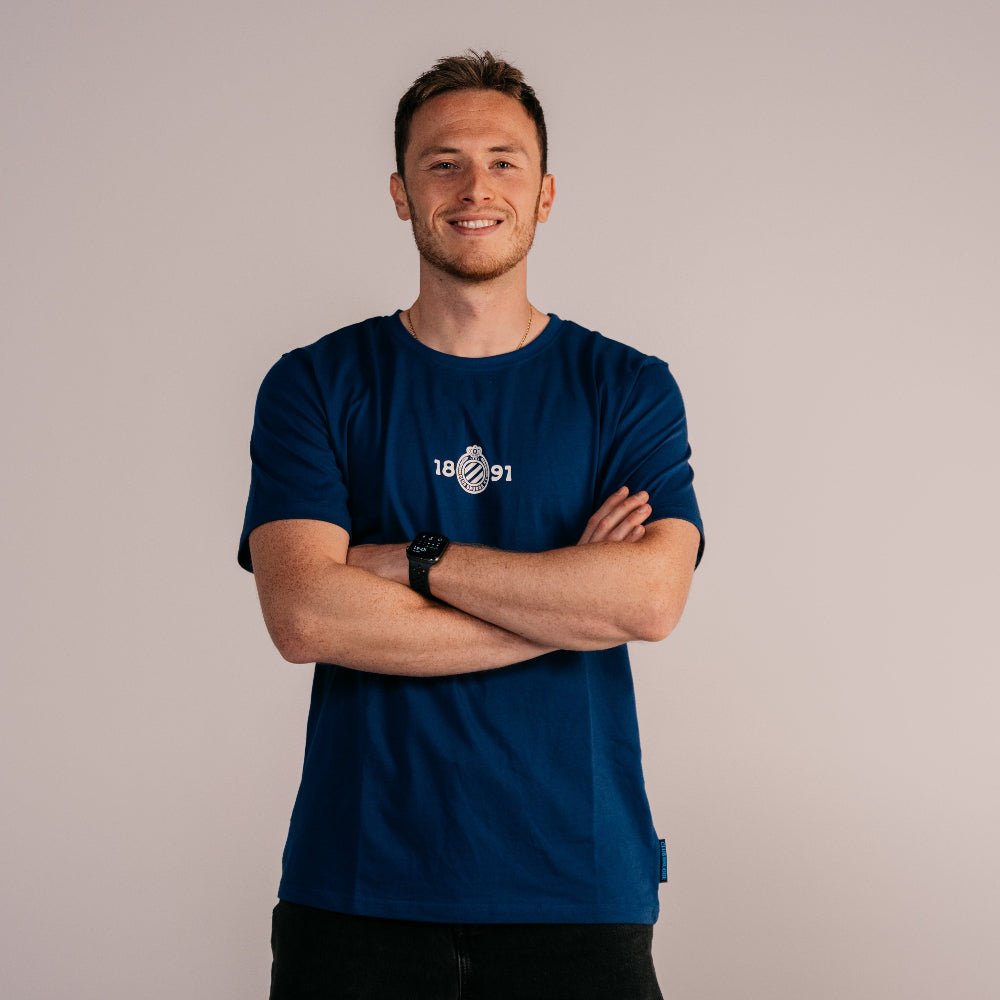 T-shirt Sky Dark Blue 'We Are Bruges' - Club Brugge Shop