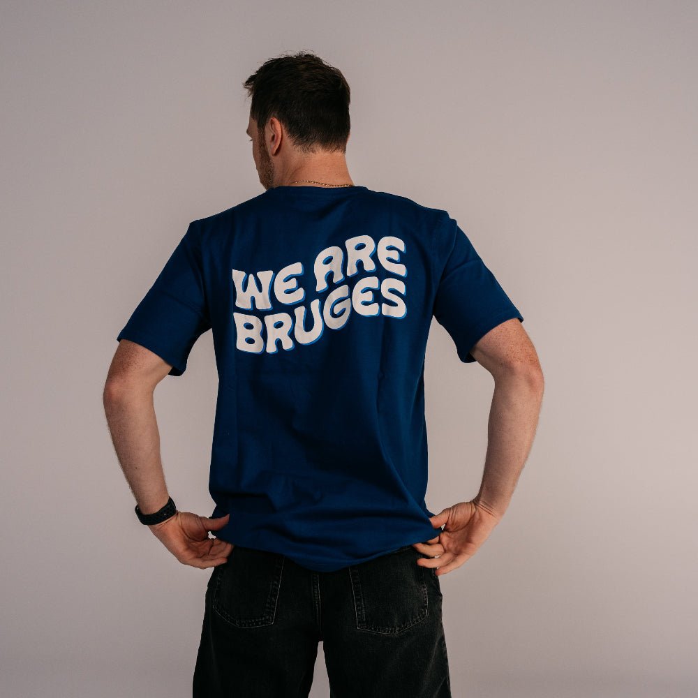 T-shirt Sky Dark Blue 'We Are Bruges' - Club Brugge Shop
