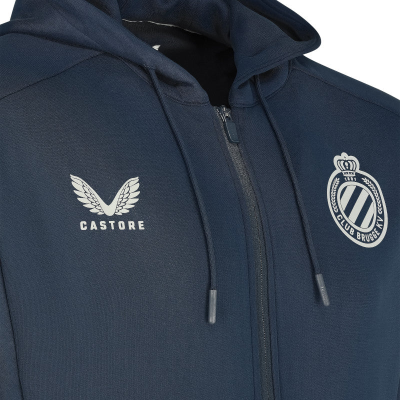 Travel Hooded Jacket Navy 25/26 - Club Brugge Shop